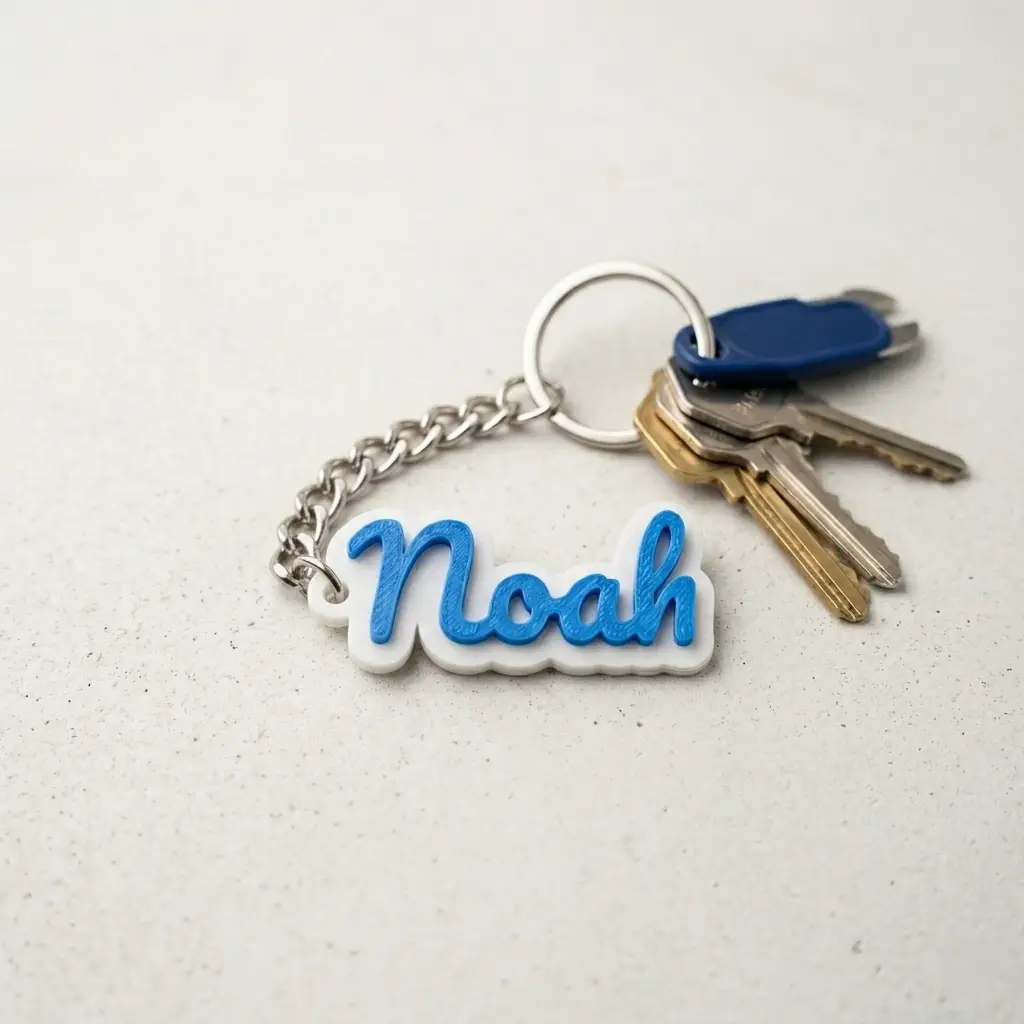 porte-clés personnalisé prénom noah