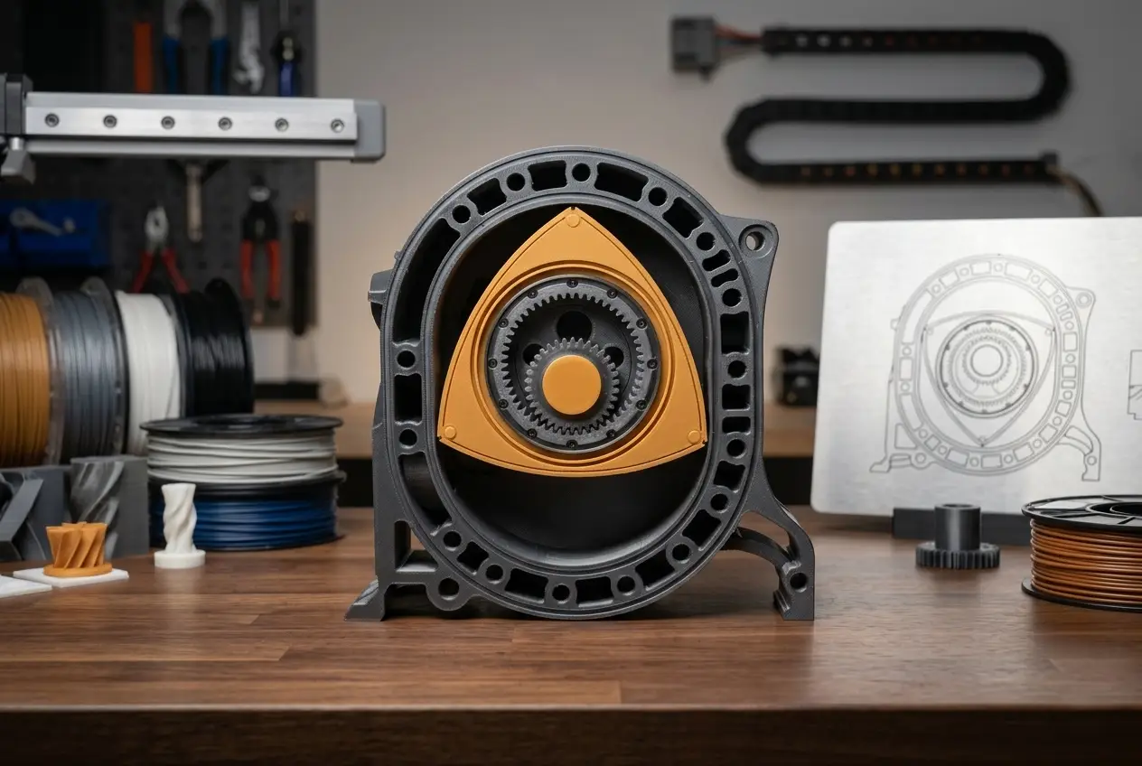 Moteur-venkel-impression-3D - Kreativ 3D