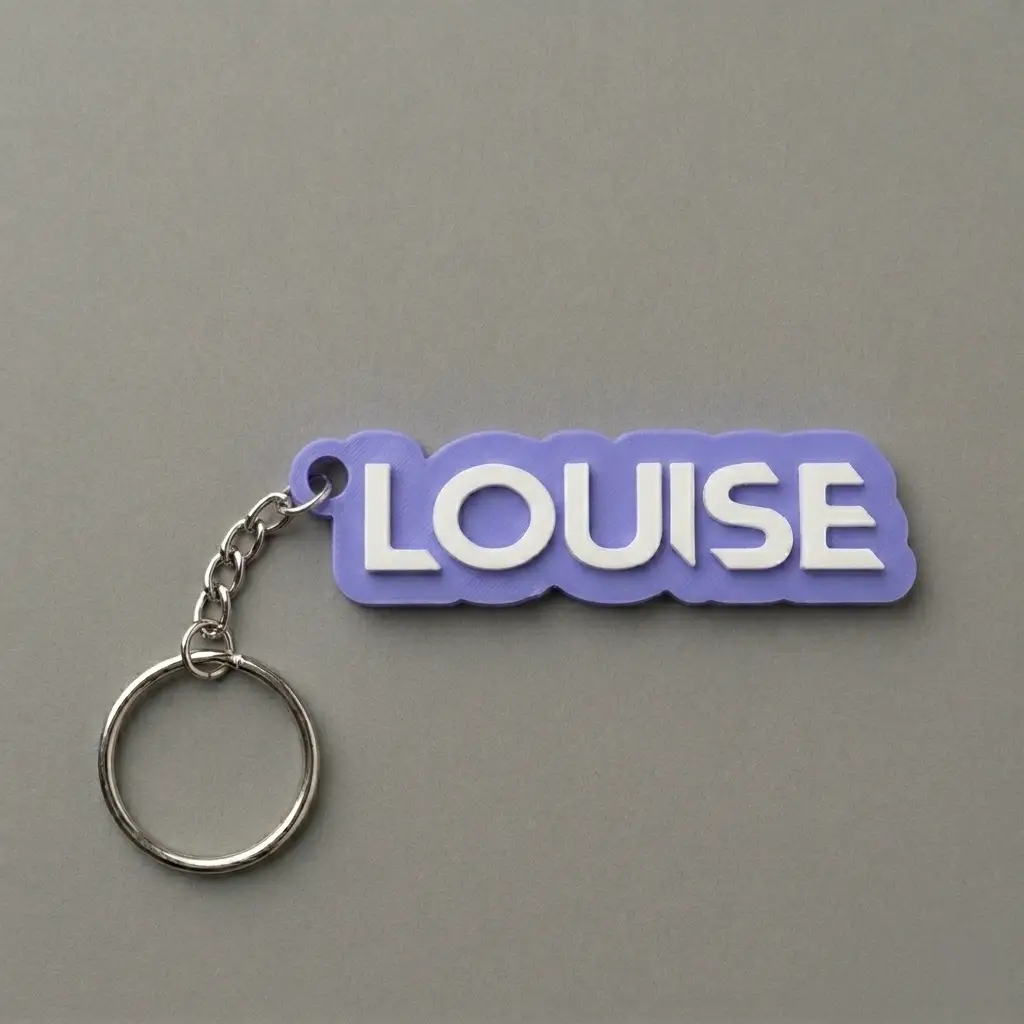 porte-clés personnalisé prénom louise
