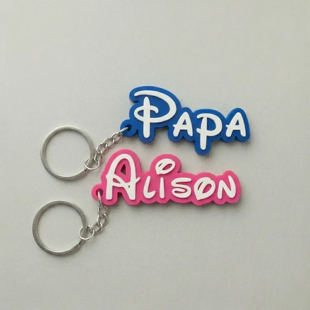 porte-clés personnalisé prénom papa alison
