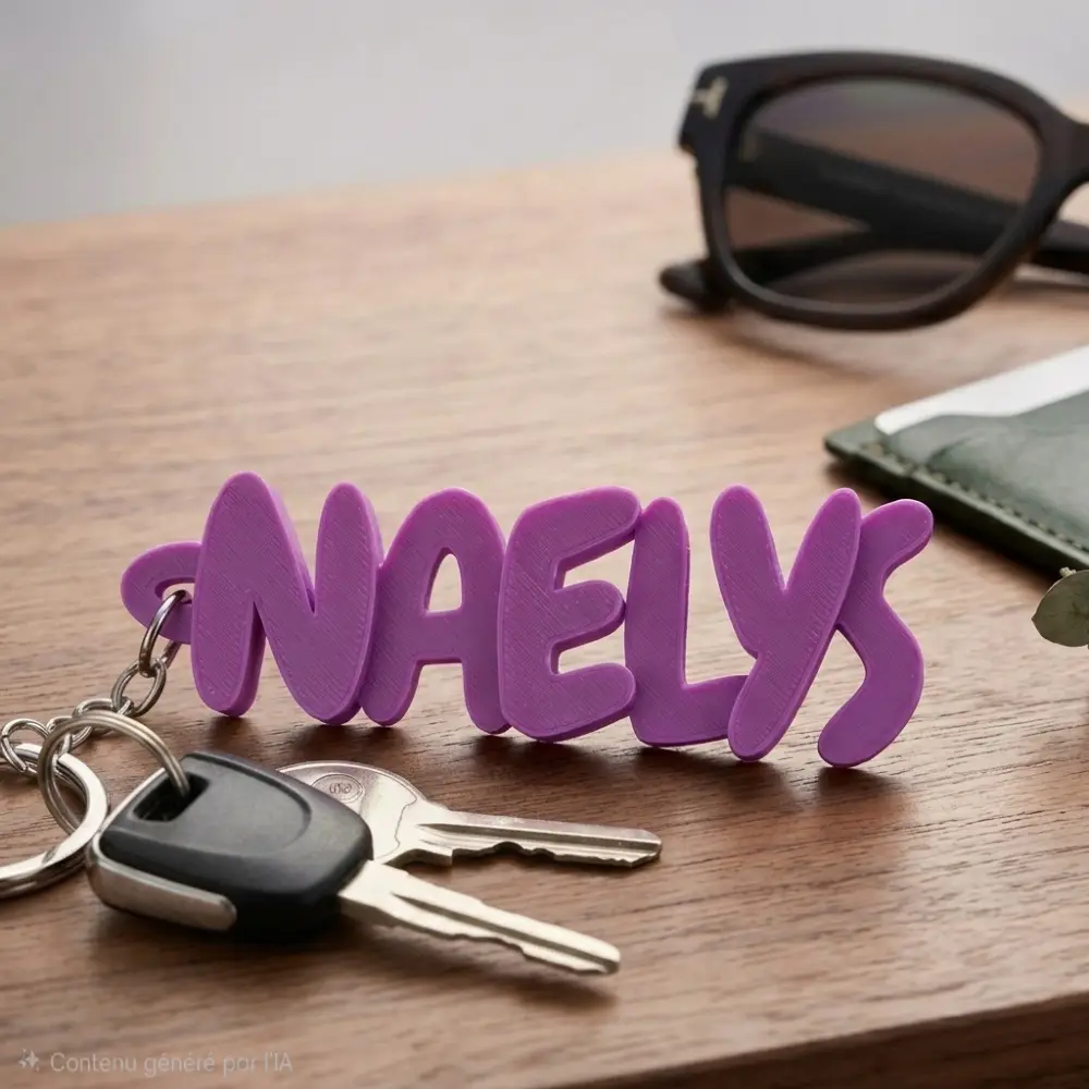 porte-clés personnalisé prenom naelys