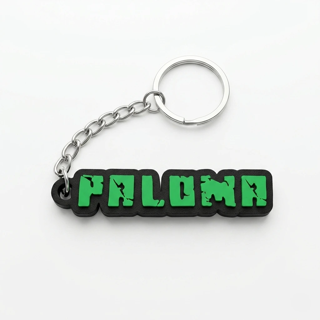 porte-clés pixel paloma