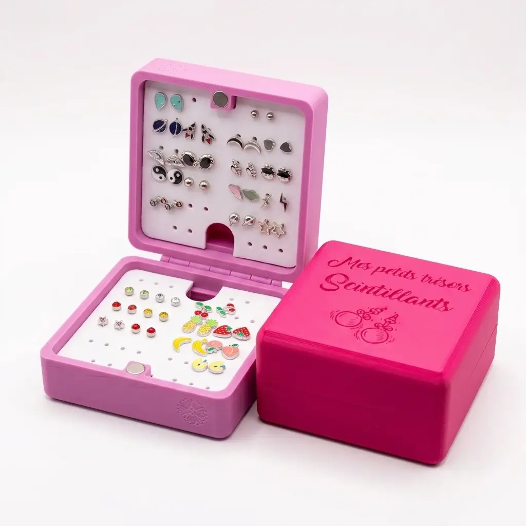 boîte rangement boucles d'oreilles StudBox