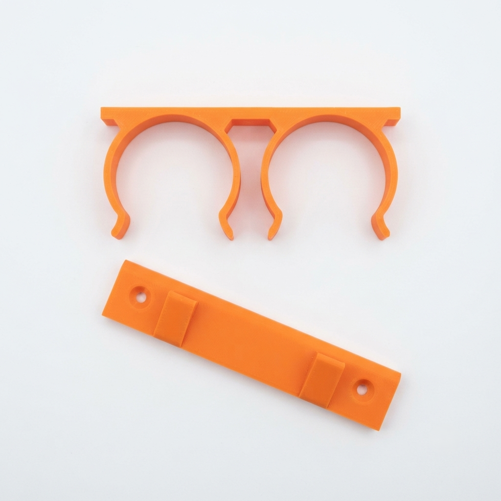 Support cartouche silicone modulaire en PETG, fixation murale, fabriqué en France