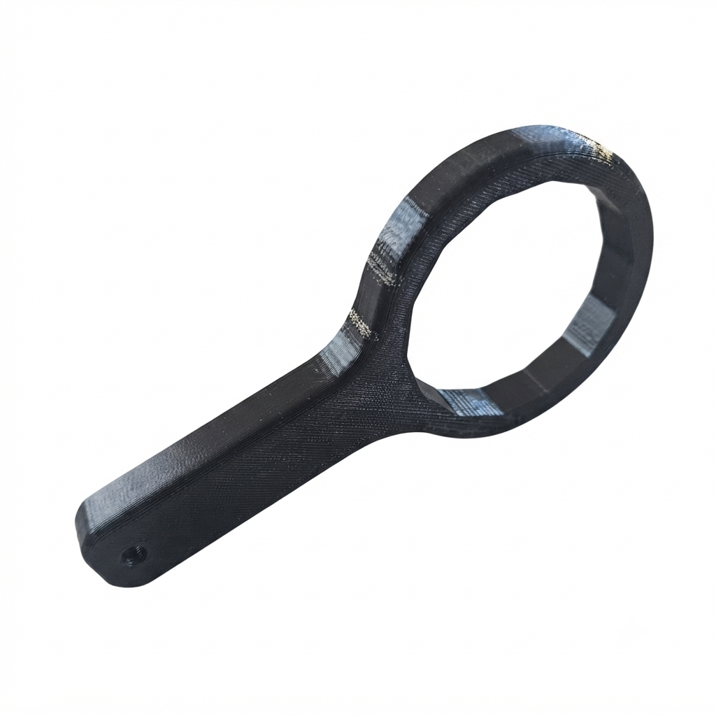 Clé pour filtre à huile en PETG, 14 pans, 5 diamètres, fabriquée en France
