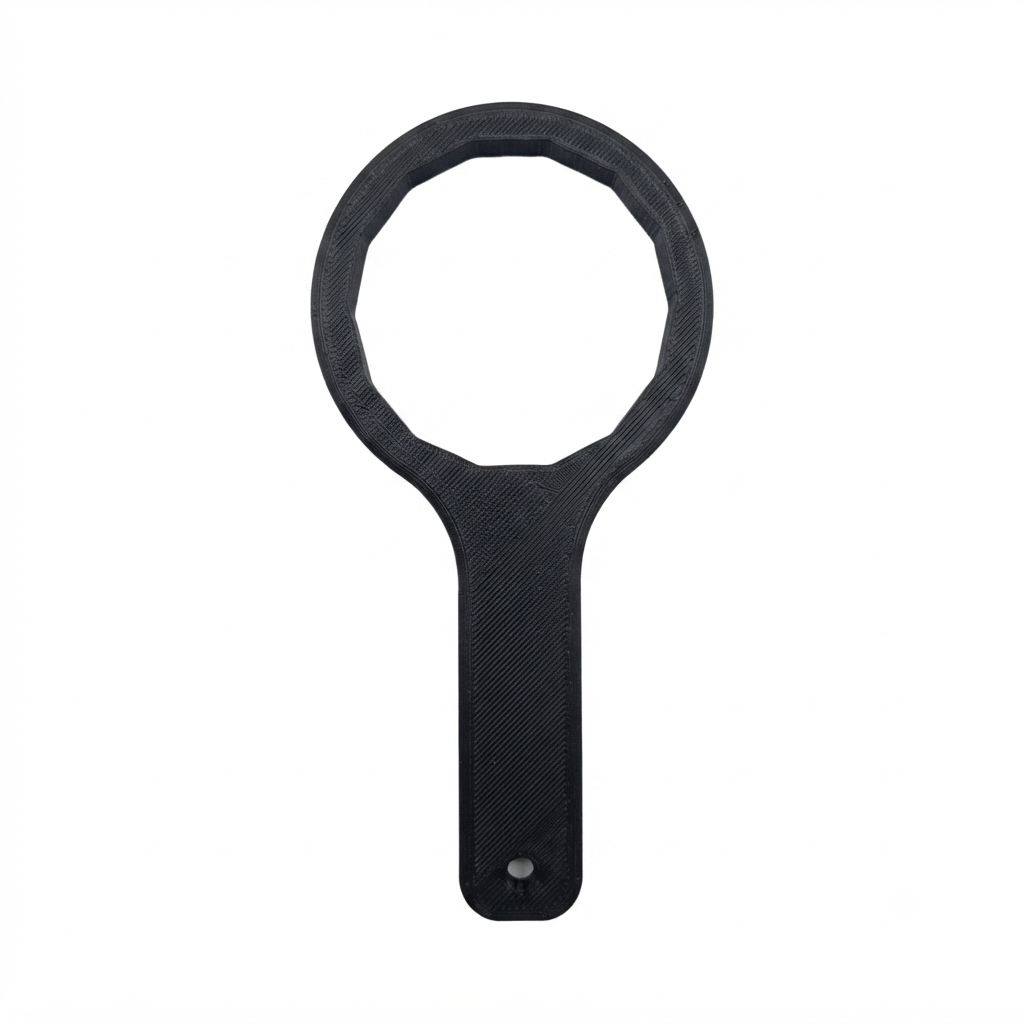 Clé pour filtre à huile en PETG, 14 pans, 5 diamètres, fabriquée en France